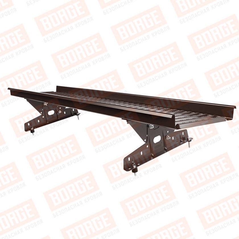 Мостик переходной BORGE 1,5м, коричневый шоколад (RAL 8017)