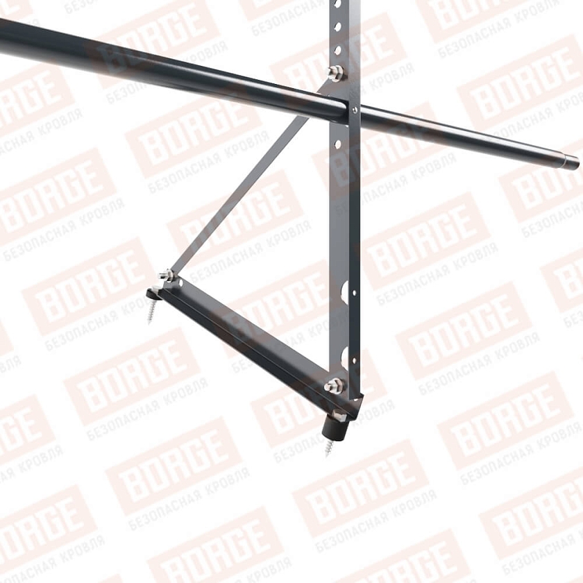 Ограждение декоративное NewLine H-60см, 3м, антрацитово-серый (RAL 7016)