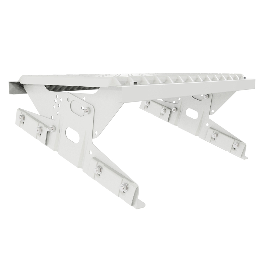 Ступень кровельная BORGE, для фальцевой кровли, сигнально-белый (RAL 9003)