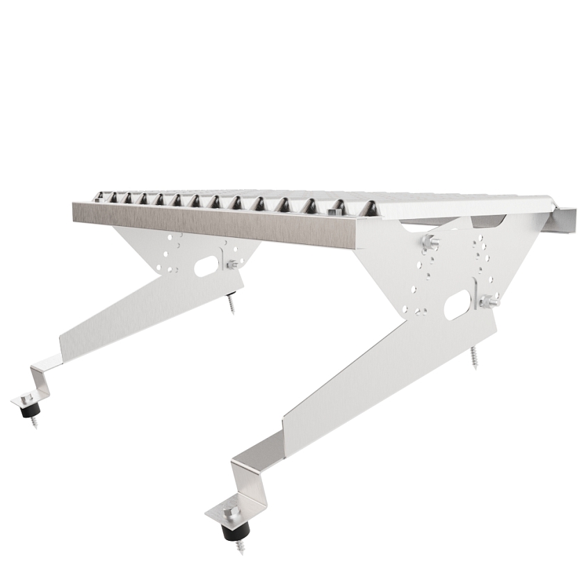 Ступень кровельная BORGE, для МЧ с высокой ступенькой, цинк, 350мм