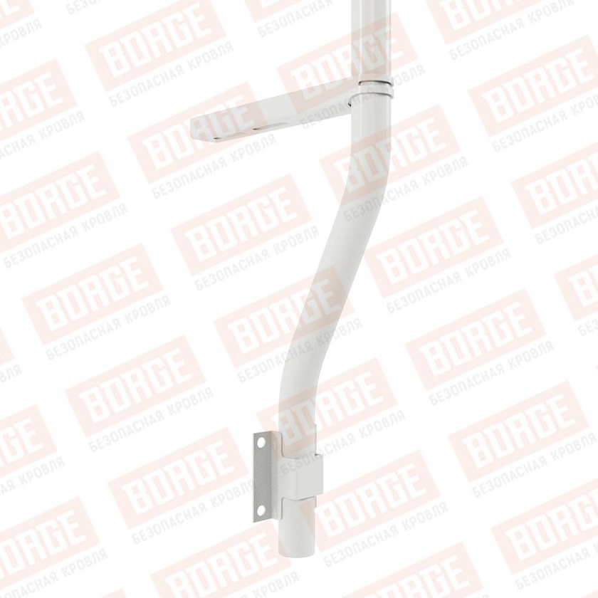 Ограждение парапетное BORGE H-120см, 3м, сигнально-белый (RAL 9003)