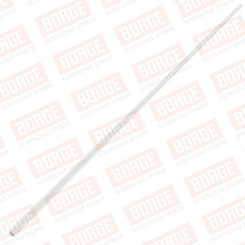 Труба Русский Рубеж D-25мм, 3м, оцинк., сигнально-белый (RAL 9003)