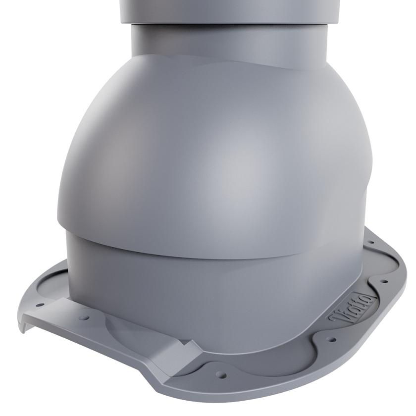Выход вентиляции канализации Viotto, для МЧ Адаманте, серый графит (RAL 7024)