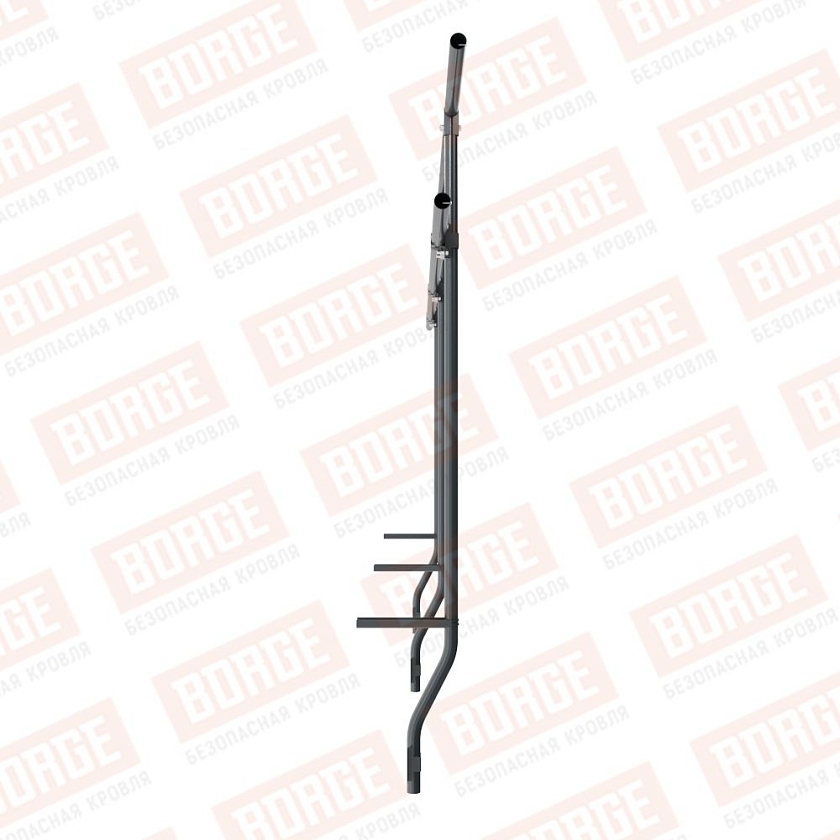 Ограждение парапетное BORGE H-120см, 3м, антрацитово-серый (RAL 7016)