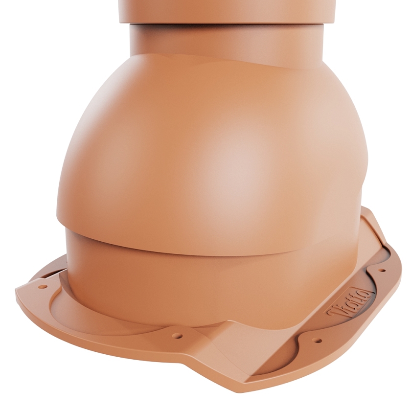 Выход вентиляции канализации Viotto, для МЧ Каскад, терракотовый (RAL 8004)