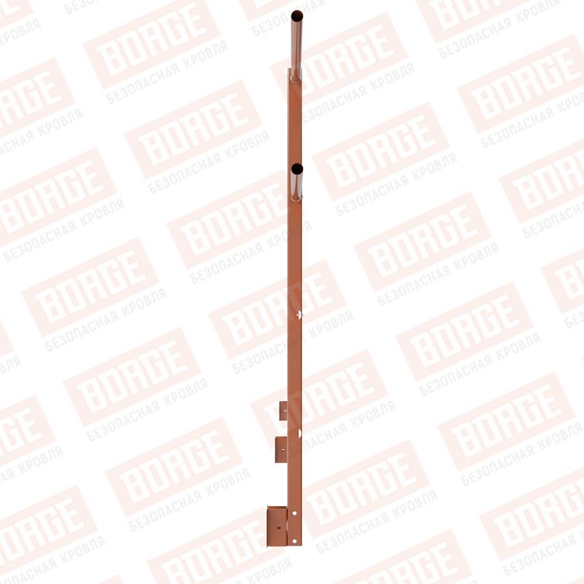 Ограждение парапетное NewLine H-120см, 3м, терракотовый (RAL 8004)