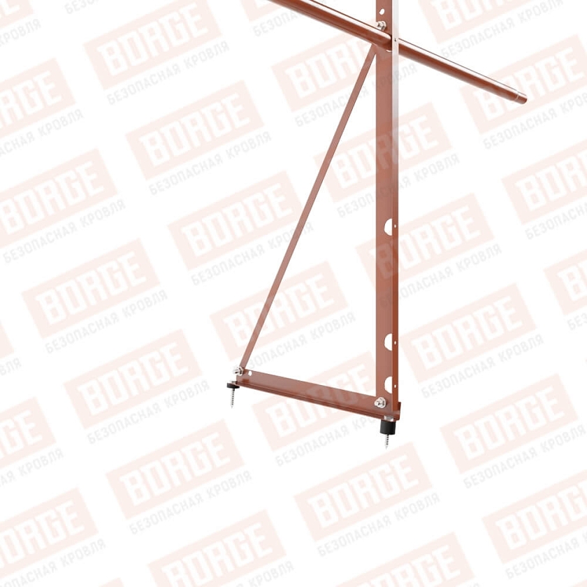 Ограждение декоративное NewLine H-90см, 3м, терракотовый (RAL 8004)