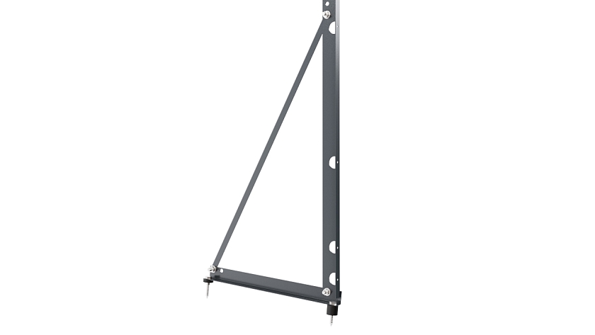 Ограждение кровельное NewLine H-120см, 3м, антрацитово-серый (RAL 7016)