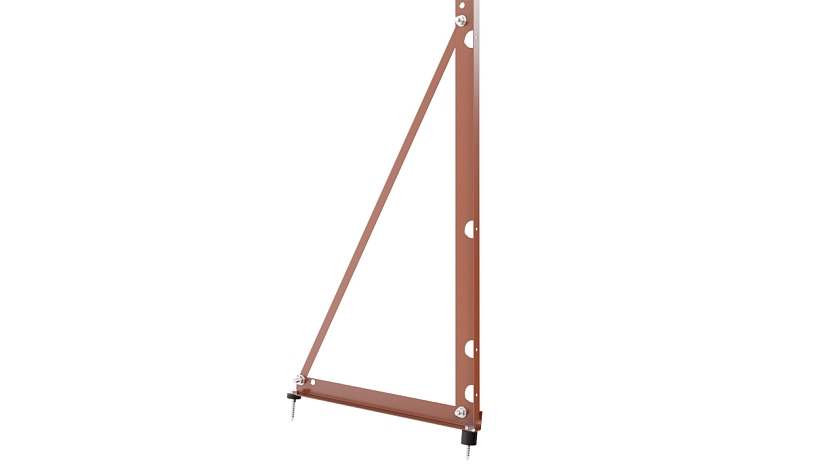 Ограждение кровельное NewLine H-120см, 3м, терракотовый (RAL 8004)