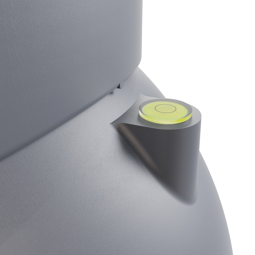 Роторная вентиляция Viotto, для МЧ Каскад, d-150мм, утепленная, серый графит (RAL 7024)