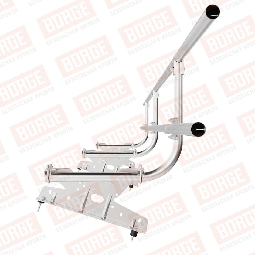 Ограждение кровельное BORGE H-60см, 3м, цинк