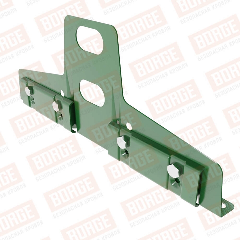 Универсальный кронштейн Русский Рубеж 25х45мм, оцинк., лиственно-зеленый (RAL 6002)