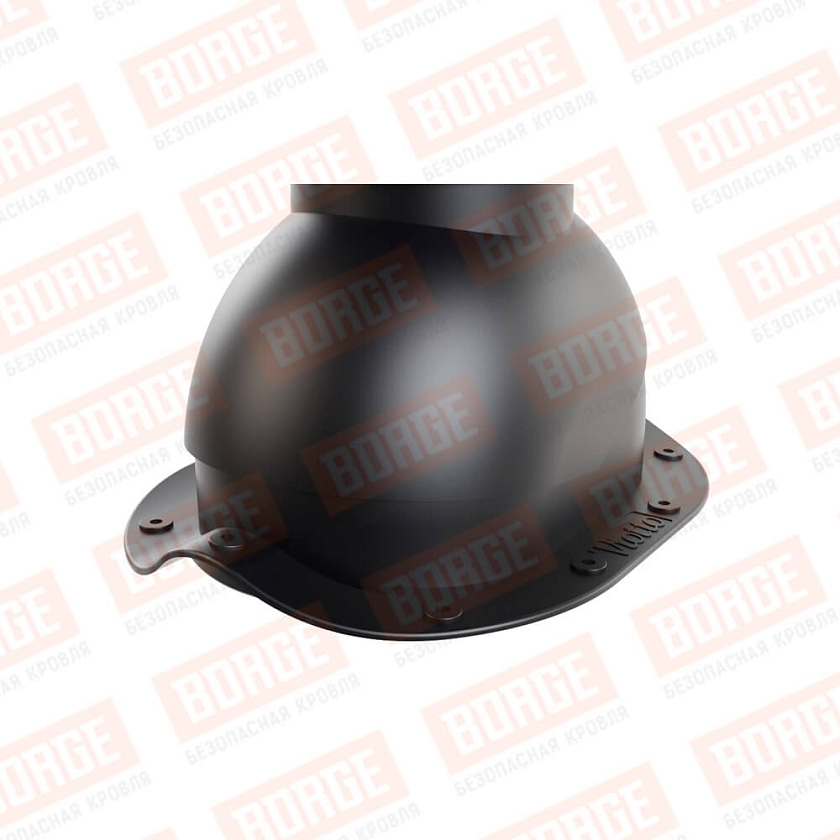 Выход вентиляции канализации Viotto, для МЧ Монтеррей, чёрный (RAL 9005)