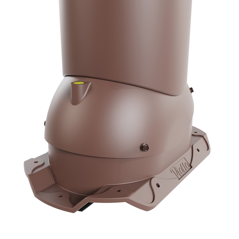 Роторная вентиляция Viotto Turbo, P01 D150мм, неутепленная, коричневый шоколад (RAL 8017)