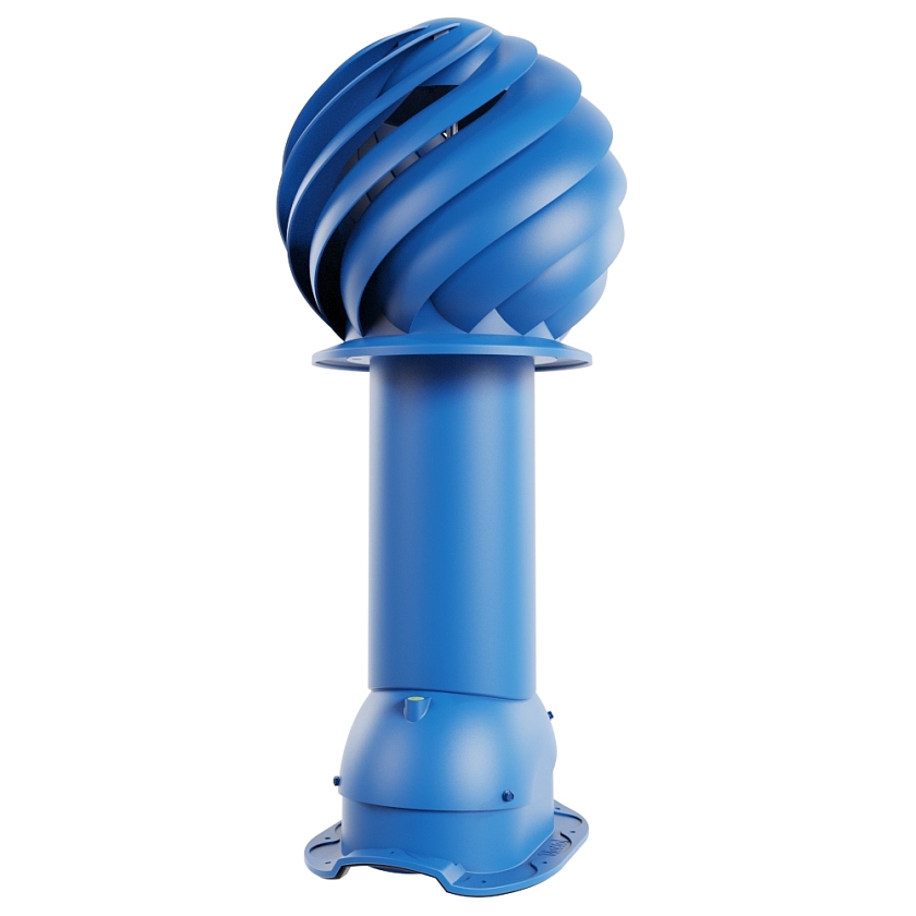 Роторная вентиляция Viotto, для МЧ Адаманте, d-125мм, неутепленная, сигнально-синий (RAL 5005)