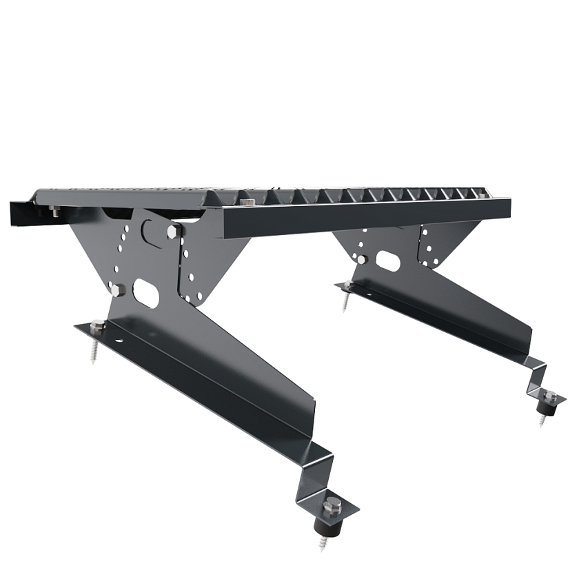 Ступень кровельная BORGE, для МЧ с высокой ступенькой, антрацитово-серый  (RAL 7016), 350мм