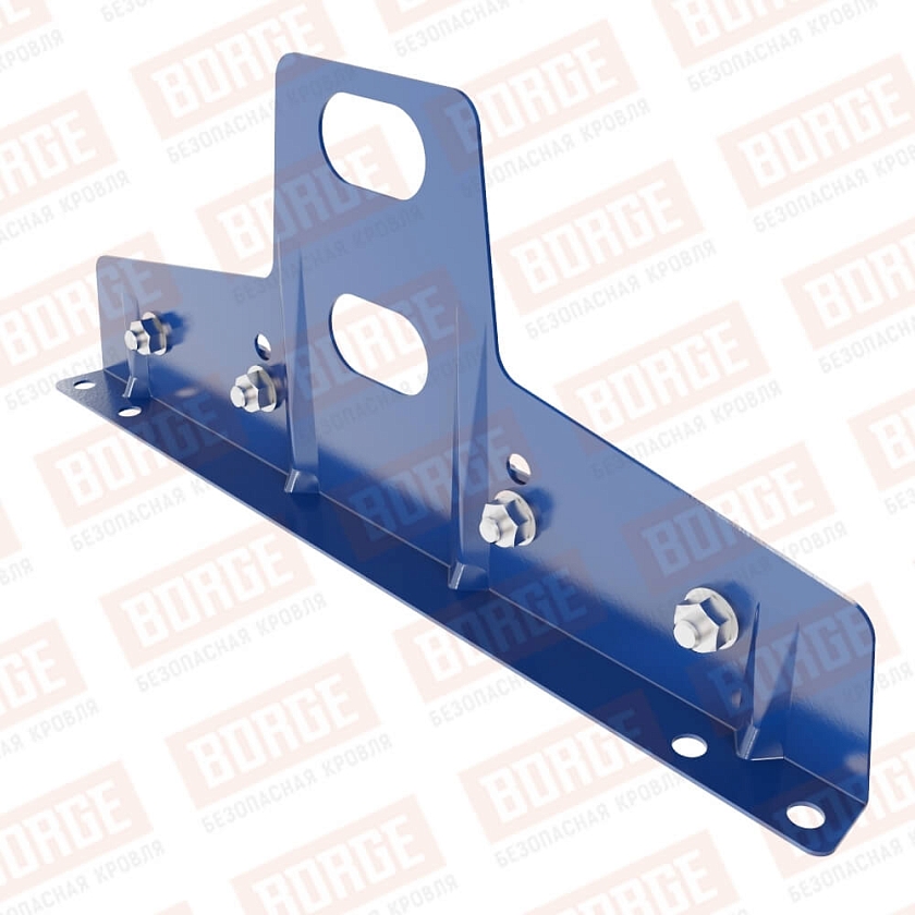 Универсальный кронштейн Русский Рубеж 25х45мм, оцинк., сигнально-синий (RAL 5005)