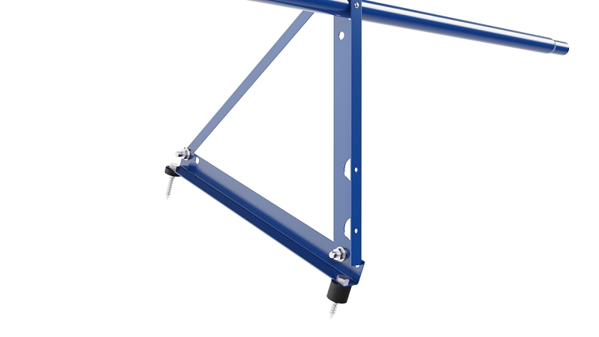 Ограждение кровельное NewLine H-60см, 3м, сигнально-синий (RAL 5005)