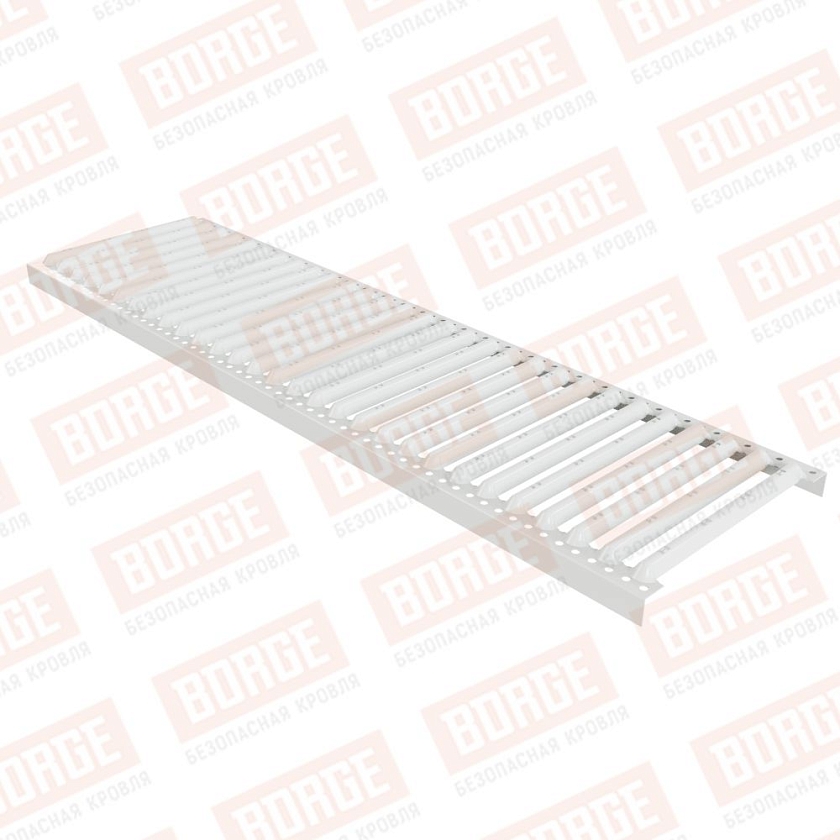 Платформа переходного мостика Русский Рубеж 1,25м, сигнально-белый (RAL 9003)