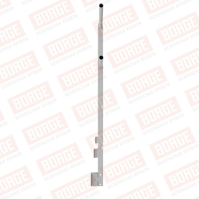 Ограждение парапетное NewLine H-120см, 3м, сигнально-серый (RAL 7004)