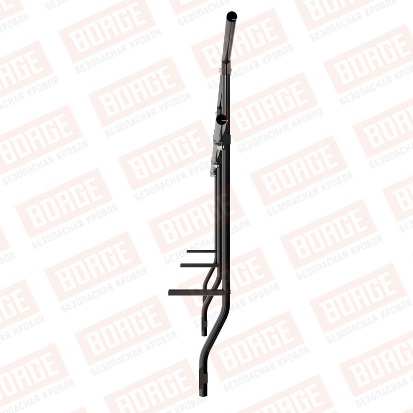 Ограждение парапетное BORGE H-90см, 3м, чёрный (RAL 9005)