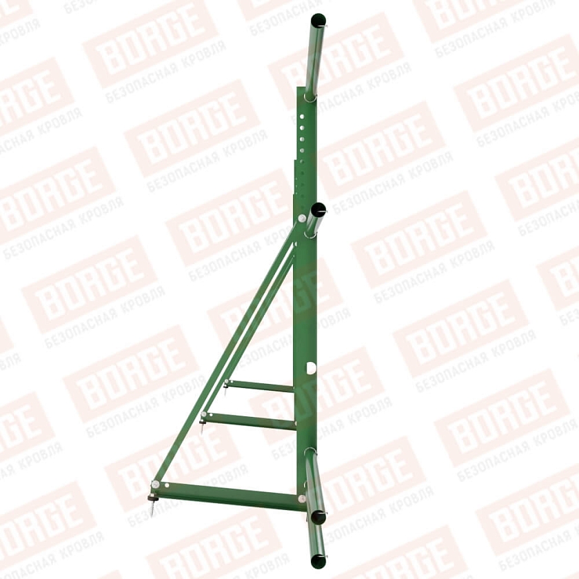 Ограждение декоративное NewLine H-90см, 3м, лиственно-зеленый (RAL 6002), с двумя доп. трубами