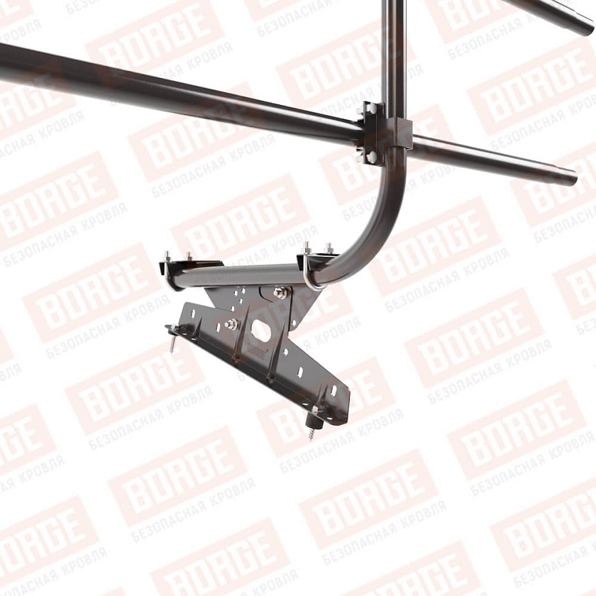 Ограждение кровельное BORGE H-60см, 3м, окрашенный (NL-805)