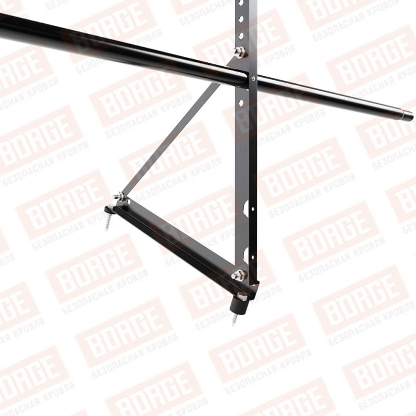 Ограждение декоративное NewLine H-60см, 3м, чёрный (RAL 9005)