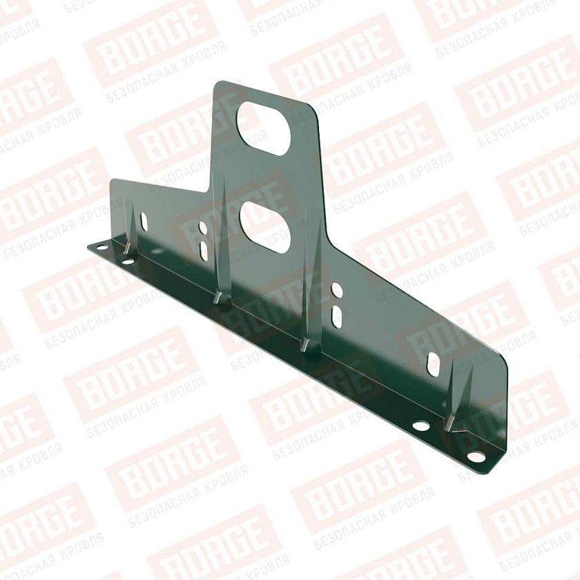 Универсальный кронштейн Русский Рубеж 25х45мм, оцинк., зеленый мох (RAL 6005)