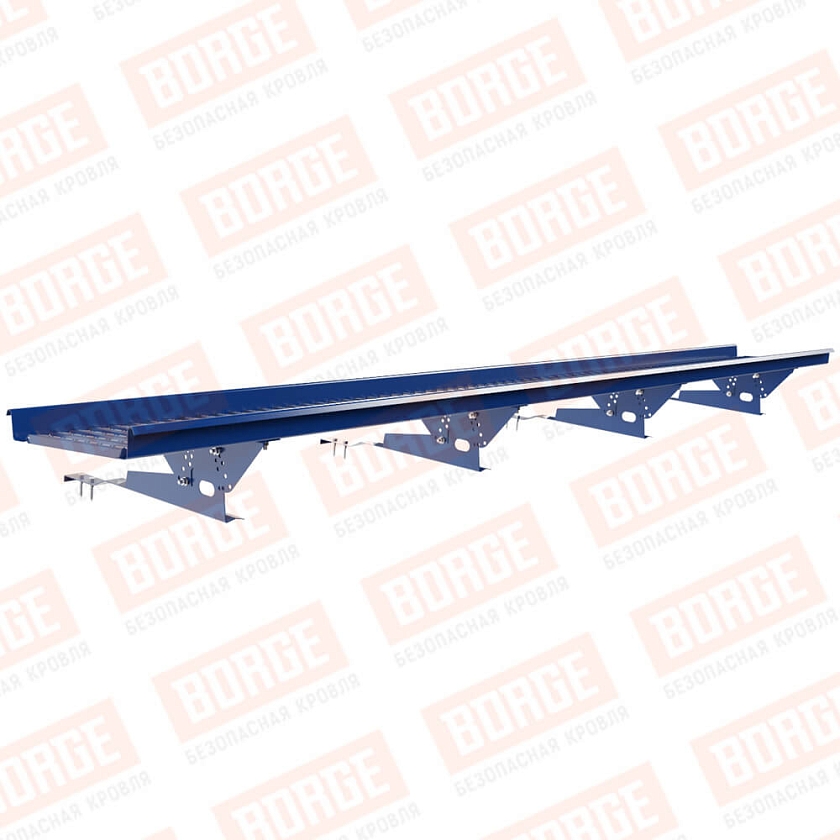 Мостик переходной BORGE 3м, для черепичной кровли, сигнально-синий (RAL 5005)