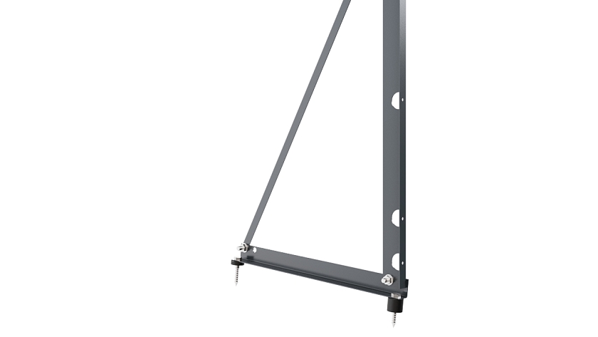 Ограждение кровельное NewLine H-90см, 3м, антрацитово-серый (RAL 7016)