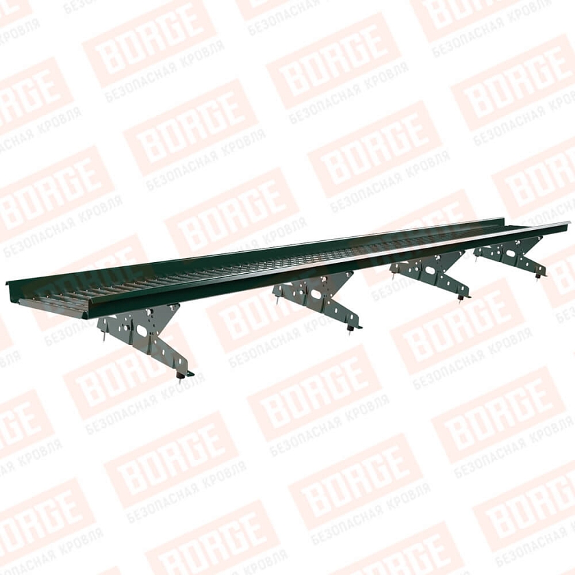 Мостик переходной BORGE 3м, зеленый мох (RAL 6005)