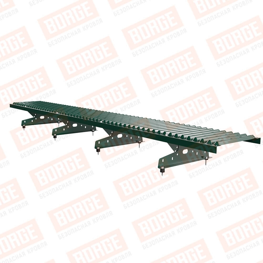 Мостик переходной Русский Рубеж 2,5м, зелёный мох (RAL 6005)