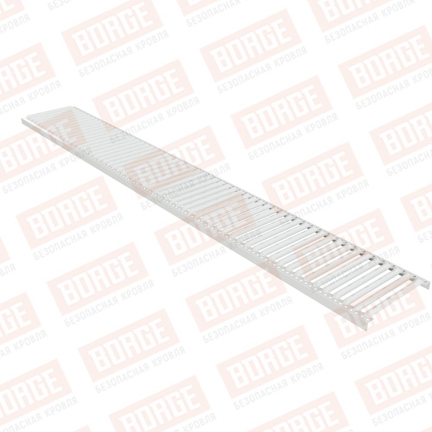 Платформа переходного мостика Русский Рубеж 2,5м, сигнально-белый (RAL 9003)