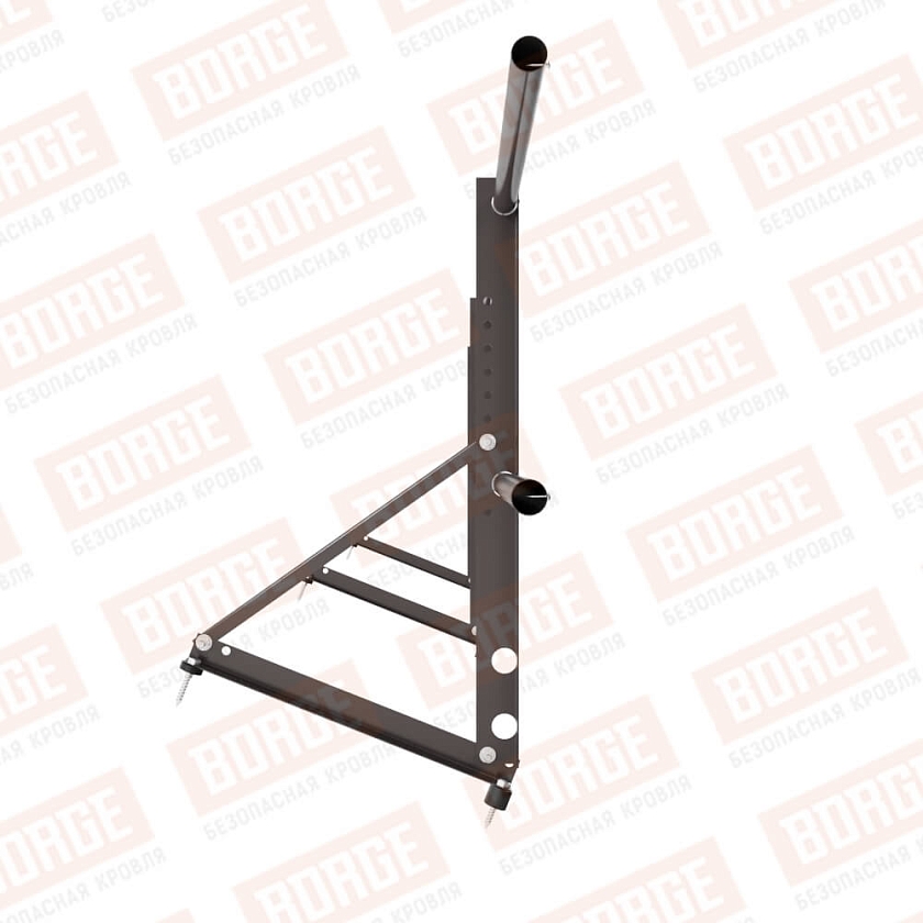 Ограждение декоративное NewLine H-60см, 3м, серо-коричневый (RAL 8019)