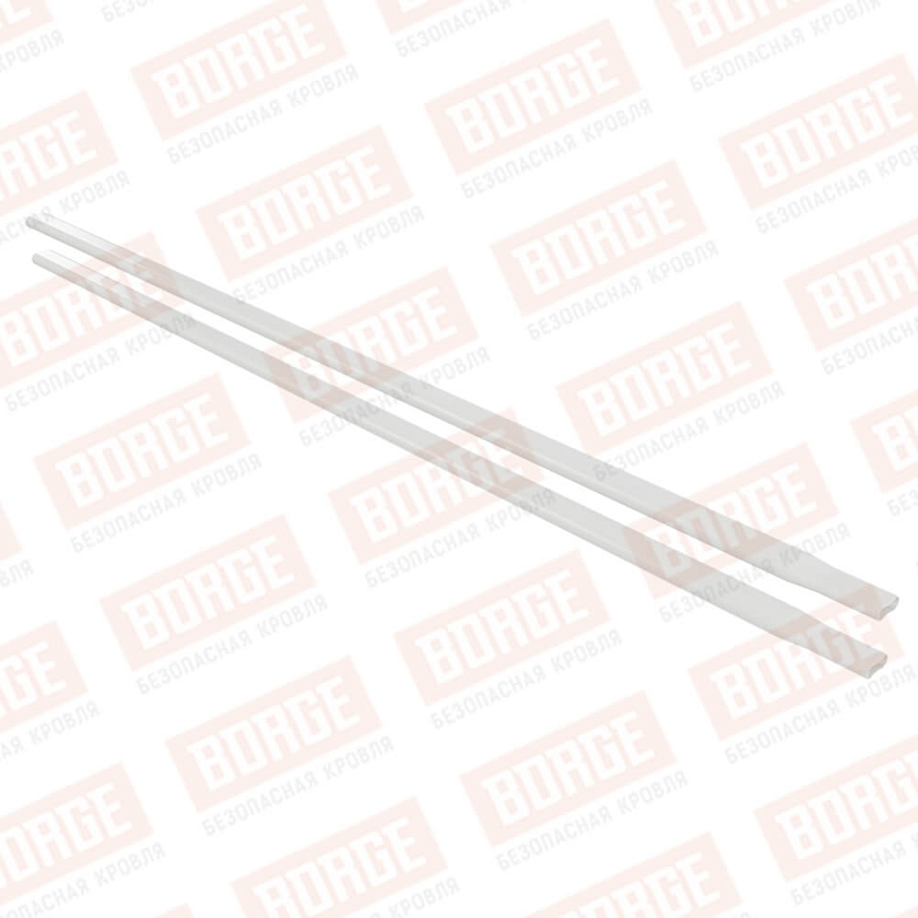 Труба снегозадержателя NewLine 40x20x3000, сигнально-белый (RAL 9003)