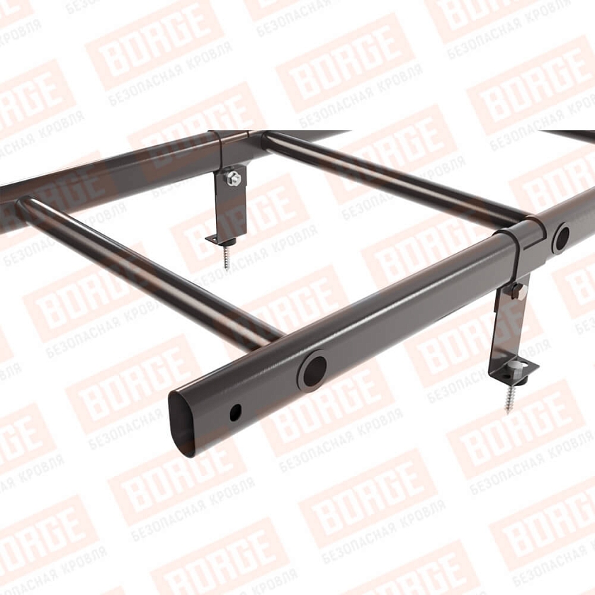 Комплект лестница кровельная BORGE 1,8м, окрашенный (NL-805)