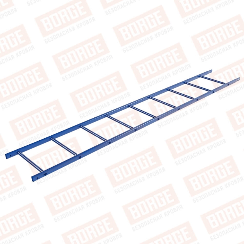 Лестница кровельная NewLine 2,7м, сигнально-синий (RAL 5005)