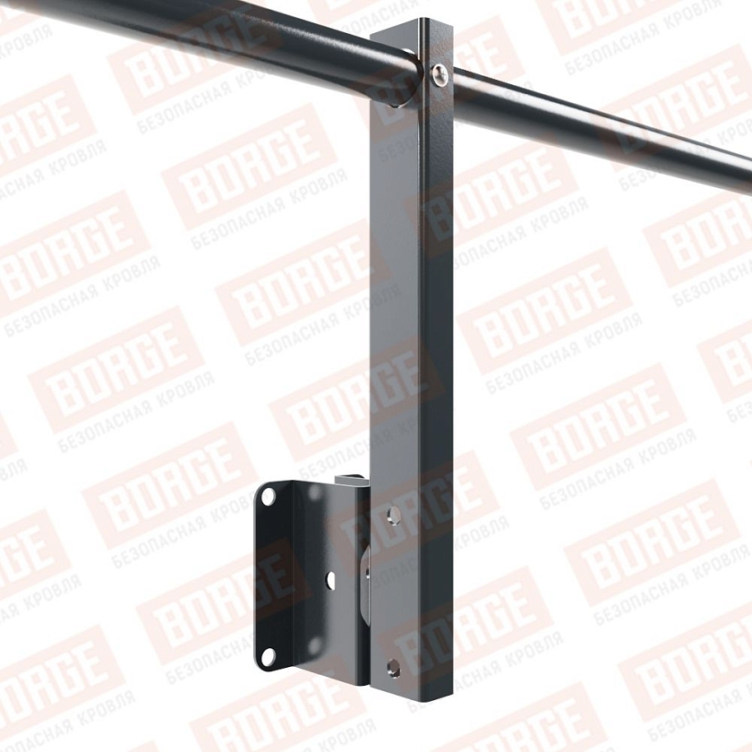 Ограждение парапетное NewLine H-30см, 3м, антрацитово-серый (RAL 7016)