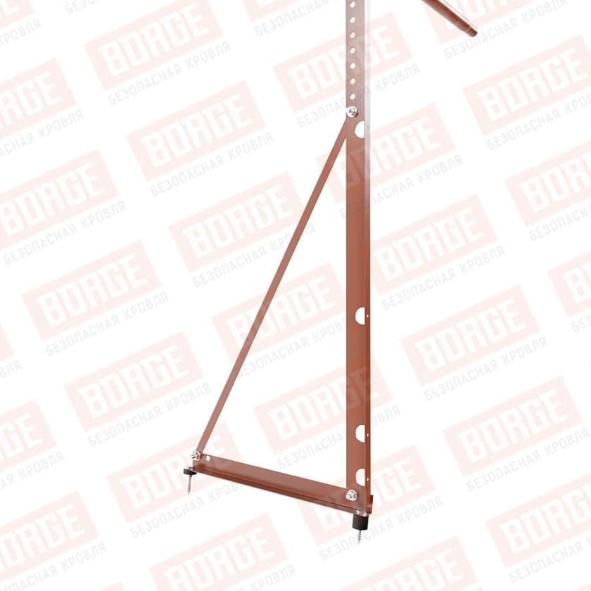 Ограждение декоративное NewLine H-120см, 3м, терракотовый (RAL 8004)