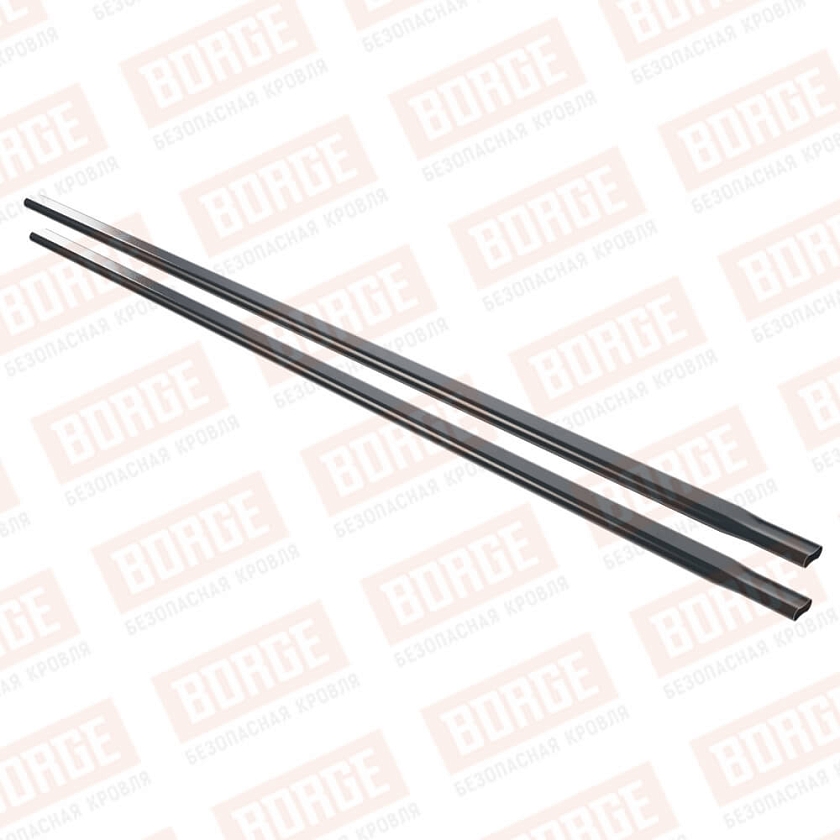 Труба снегозадержателя NewLine 40x20x3000, антрацитово-серый (RAL 7016)