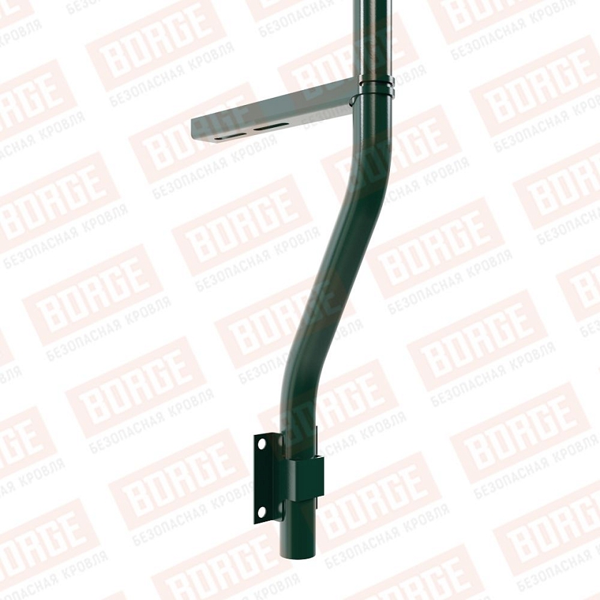 Ограждение парапетное BORGE H-120см, 3м, зеленый мох (RAL 6005)