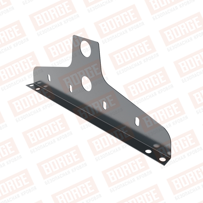 Универсальный кронштейн NewLine, D-25мм, антрацитово-серый (RAL 7016)