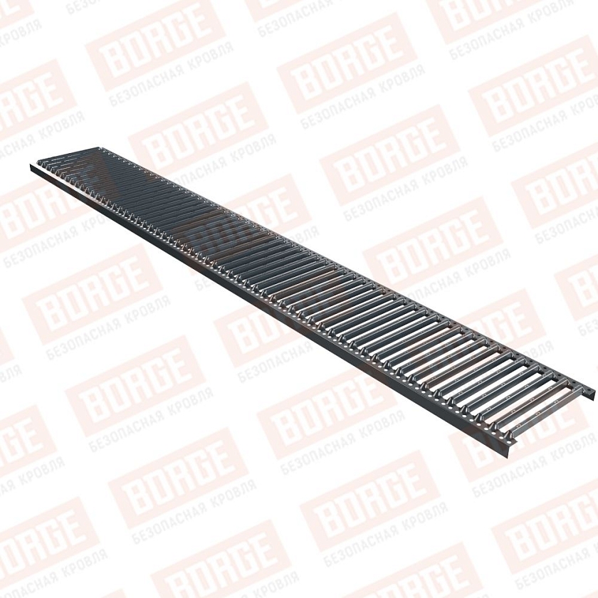 Платформа переходного мостика Русский Рубеж 2,5м, антрацитово-серый (RAL 7016)